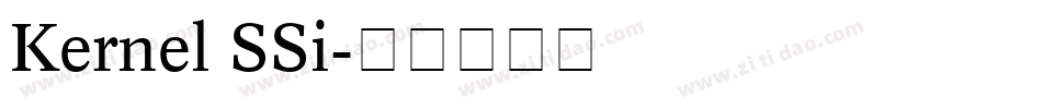 Kernel SSi字体转换